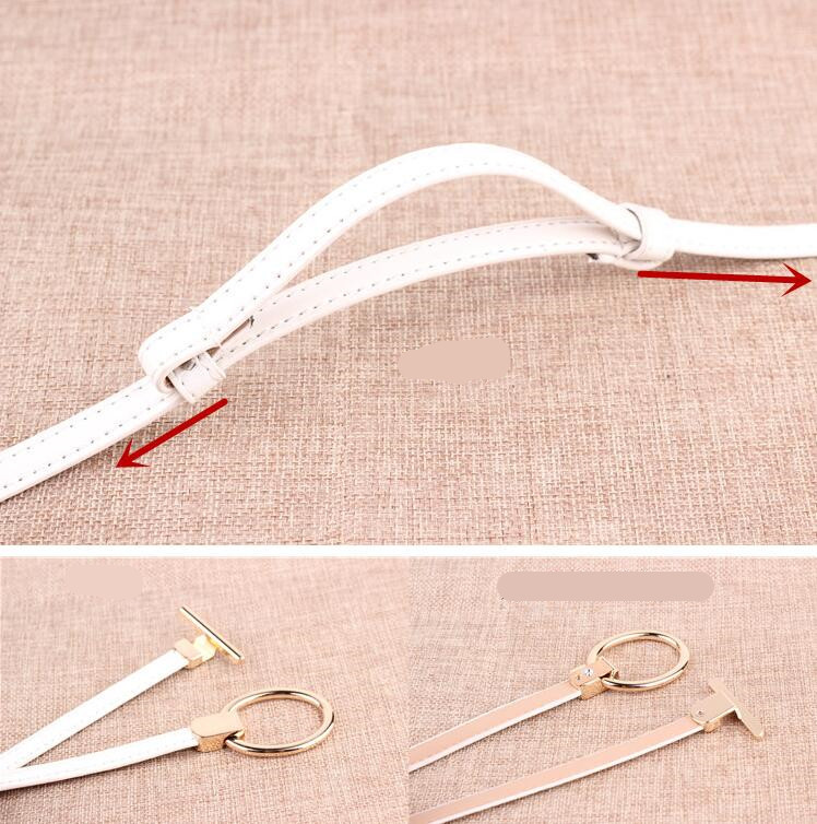 Fashion Hot Sale Lakkbőr övek Női Tömör vékony Fűző cummerubnds All-match Új igazítás Derékpántok ruhakabát Női