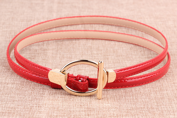 Fashion Hot Sale Lakkbőr övek Női Tömör vékony Fűző cummerubnds All-match Új igazítás Derékpántok ruhakabát Női