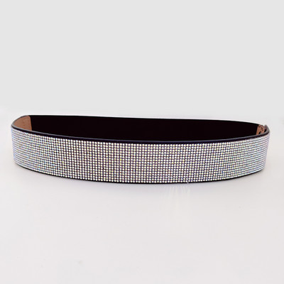 Fényes strasszból készült elasztikus fűzőöv, női derék, nagy, plusz méretű sztreccs Cummerbunds női dizájner övek kiváló minőségben