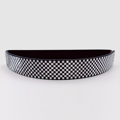 Fényes strasszból készült elasztikus fűzőöv, női derék, nagy, plusz méretű sztreccs Cummerbunds női dizájner övek kiváló minőségben