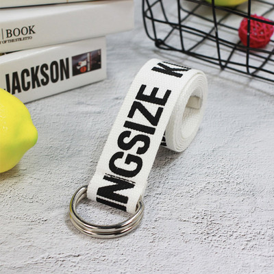 Esztétikus öv nylon vászon övek női férfiak sárga piros ceinture női divat fehér lányok fiúk aranyos harajuku kiegészítők