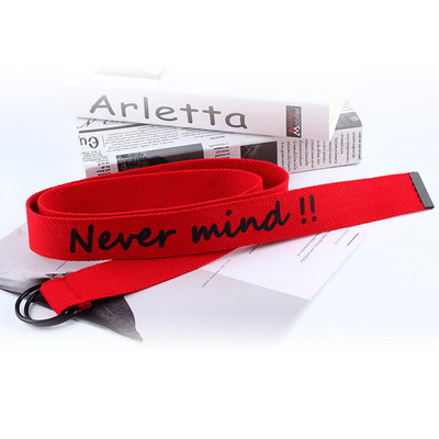 Esztétikus öv nylon vászon övek női férfiak sárga piros ceinture női divat fehér lányok fiúk aranyos harajuku kiegészítők