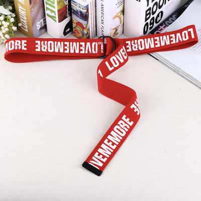 Esztétikus öv nylon vászon övek női férfiak sárga piros ceinture női divat fehér lányok fiúk aranyos harajuku kiegészítők