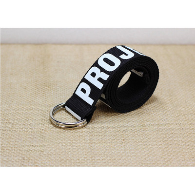 Esztétikus öv nylon vászon övek női férfiak sárga piros ceinture női divat fehér lányok fiúk aranyos harajuku kiegészítők