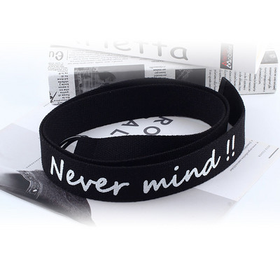 Esztétikus öv nylon vászon övek női férfiak sárga piros ceinture női divat fehér lányok fiúk aranyos harajuku kiegészítők