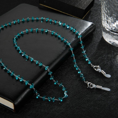 Skyrim háromszög kristálygyöngyök gyöngyökkel díszített napszemüvegek láncok női szemüvegek láncok zsinórok nyakpánt kötél szemüvegzsinór szemüvegekhez