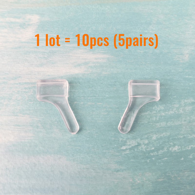 Toketorism läbipaistev silikoonist libisemisvastane kõrvakonks prillide hoidja prillide tarvikud