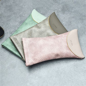 Szemüveg védőhuzat puha tasak Hordozható szemüvegdoboz szemüvegtáska PU bőr napszemüveg tok