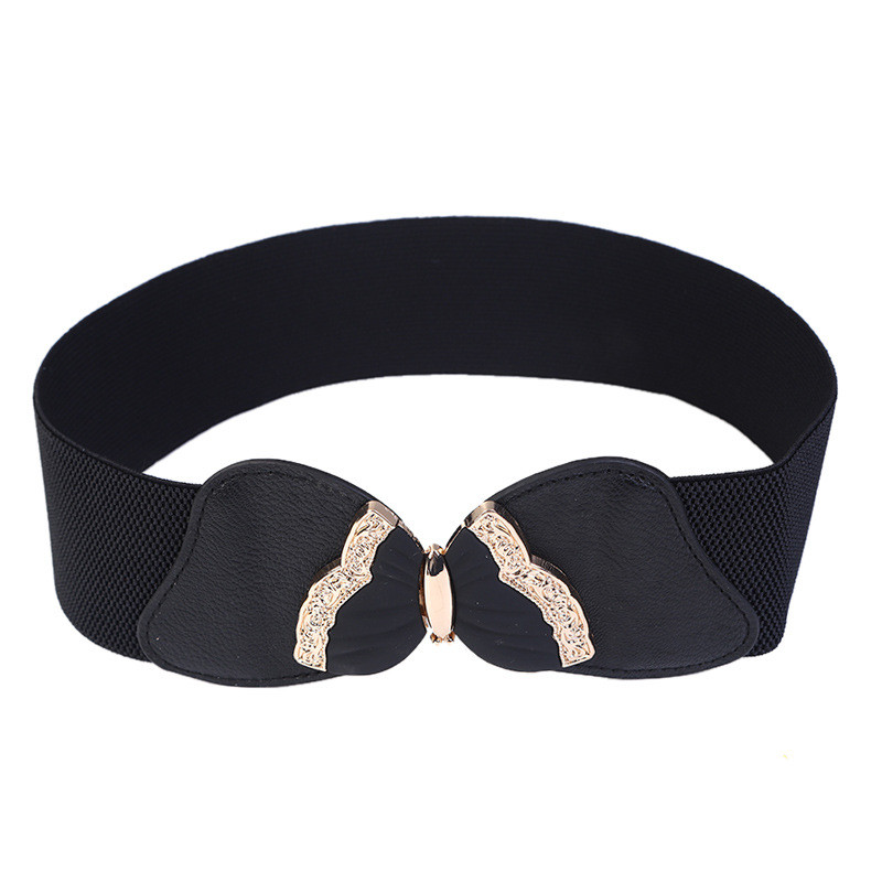 2023. Modni ženski elastični široki pojas s metalnom kopčom Novi ukrasni remeni za haljine Dizajnerski remen za žene Luksuzni remen Ženski novi