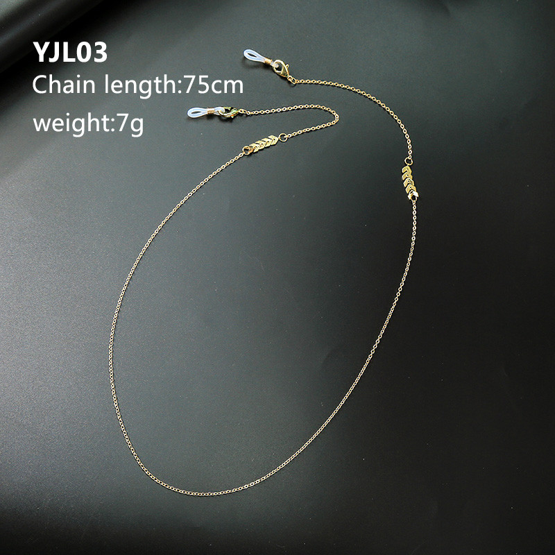 Lanț pentru ochelari cu pandantiv Lanț pentru ochelari de lectură Lanțuri Accesorii pentru femei Ochelari de soare Curele de prindere Snururi Lanț pentru corp