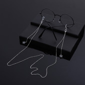 2022 m. Fahion pakabinamas akinių dirželis skaitymo akiniai Kabanti grandinėlė Madingi akiniai nuo saulės akinių laikiklis kaklo virvelė metalinė grandinėlė