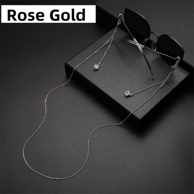 2022 m. Fahion pakabinamas akinių dirželis skaitymo akiniai Kabanti grandinėlė Madingi akiniai nuo saulės akinių laikiklis kaklo virvelė metalinė grandinėlė