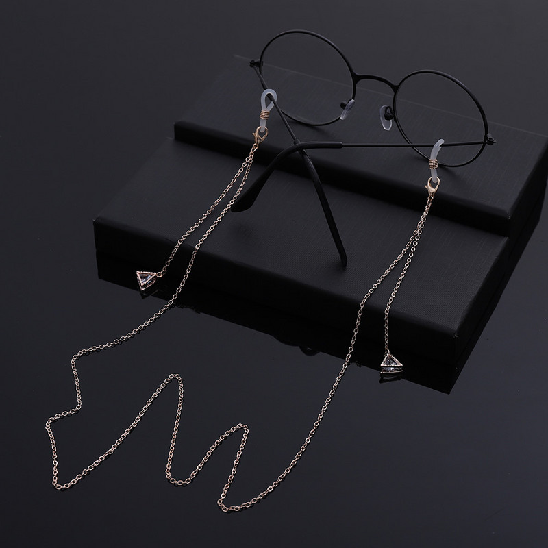 2022 m. Fahion pakabinamas akinių dirželis skaitymo akiniai Kabanti grandinėlė Madingi akiniai nuo saulės akinių laikiklis kaklo virvelė metalinė grandinėlė