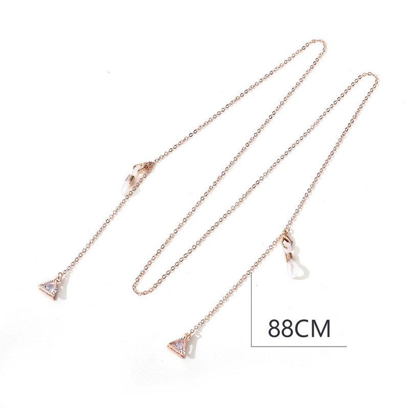 2022 m. Fahion pakabinamas akinių dirželis skaitymo akiniai Kabanti grandinėlė Madingi akiniai nuo saulės akinių laikiklis kaklo virvelė metalinė grandinėlė