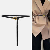 Dizajnerski remeni za žene Visokokvalitetni luksuzni brend Dugački tanki korzet Pojas Haljina oko struka  Pojas Pojas na čvorove