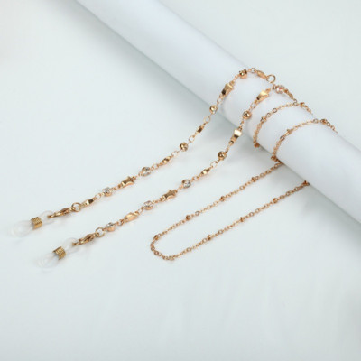 Mados perlai akinių laikikliai lapai akinių grandinėlės metalinės akinių grandinėlės skaitymo akiniai dirželiai akinių priedai Dovana