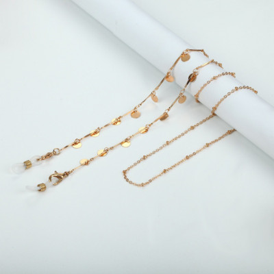 Mados perlai akinių laikikliai lapai akinių grandinėlės metalinės akinių grandinėlės skaitymo akiniai dirželiai akinių priedai Dovana