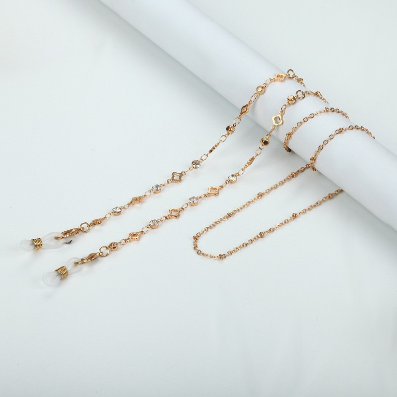 Mados perlai akinių laikikliai lapai akinių grandinėlės metalinės akinių grandinėlės skaitymo akiniai dirželiai akinių priedai Dovana