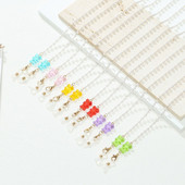 Jelly Bear szemüvegek lánctartó gyöngyutánzat gyöngyös divatos női alkalmi napszemüvegek kiegészítő nyaklánc ajándék maszk akasztó kötél