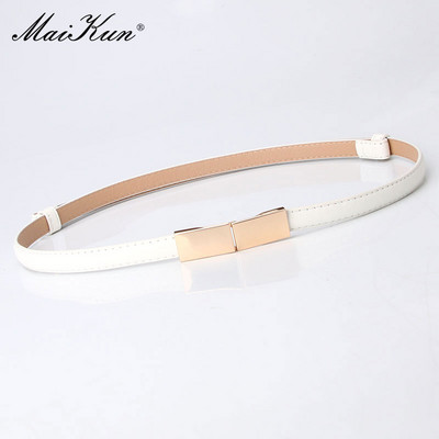 Maikun uus tume nahast reguleeritav vöö naistele universaalne kleit kampsun, kaunistus naiste väikesed vööd