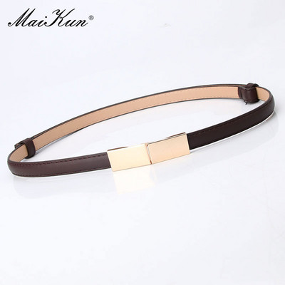 Maikun uus tume nahast reguleeritav vöö naistele universaalne kleit kampsun, kaunistus naiste väikesed vööd