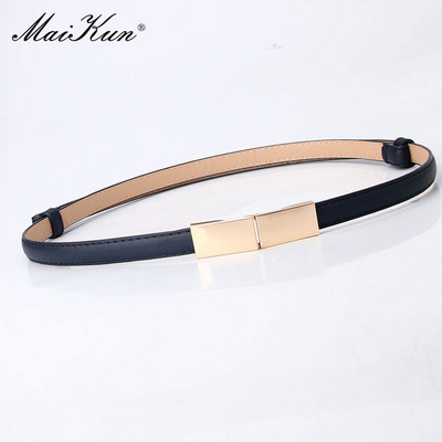 Maikun uus tume nahast reguleeritav vöö naistele universaalne kleit kampsun, kaunistus naiste väikesed vööd