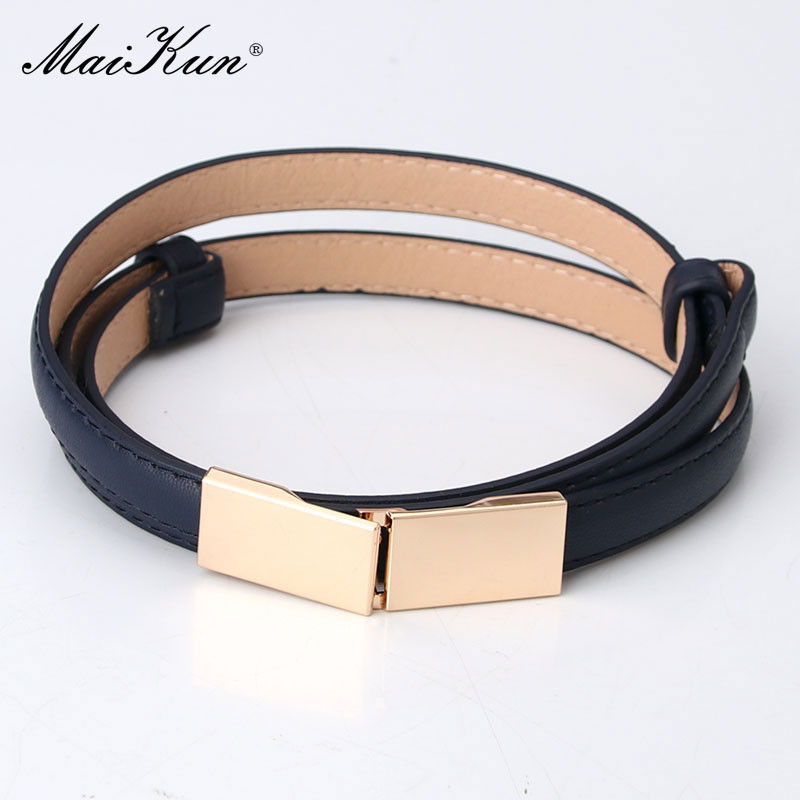 Maikun uus tume nahast reguleeritav vöö naistele universaalne kleit kampsun, kaunistus naiste väikesed vööd