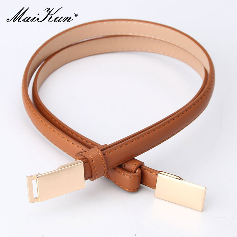 Maikun uus tume nahast reguleeritav vöö naistele universaalne kleit kampsun, kaunistus naiste väikesed vööd