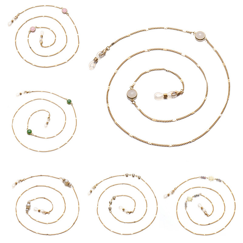 1kom Modni lanac za naočale Biseri Lanac za sunčane naočale za žene Muškarci Lanac za maske Trake za naočale Naočale Uzica Ogrlica Dodaci