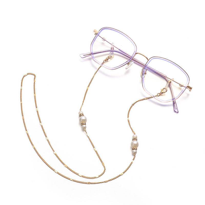 1kom Modni lanac za naočale Biseri Lanac za sunčane naočale za žene Muškarci Lanac za maske Trake za naočale Naočale Uzica Ogrlica Dodaci