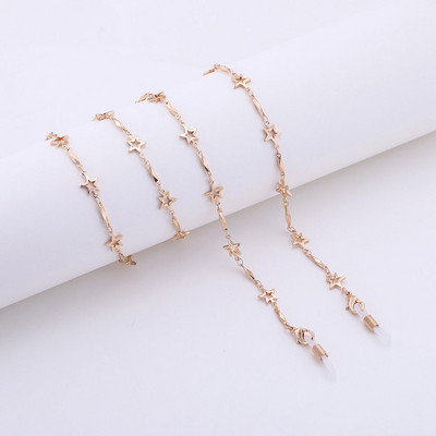 Teamer Fashion Päikeseprillide Kett Naiste Tähtede Prillid Ketid Metallmaski Ketid Hoidik Kaelakee Prillide Aksessuaarid Pael Pael Köis