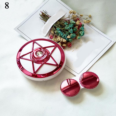 Kutija za kontaktne leće s mramornom površinom s ogledalom Putne naočale Kutija za leće za njegu očiju Komplet za namakanje kontaktnih leća Naočale