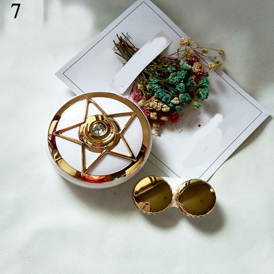 Kutija za kontaktne leće s mramornom površinom s ogledalom Putne naočale Kutija za leće za njegu očiju Komplet za namakanje kontaktnih leća Naočale