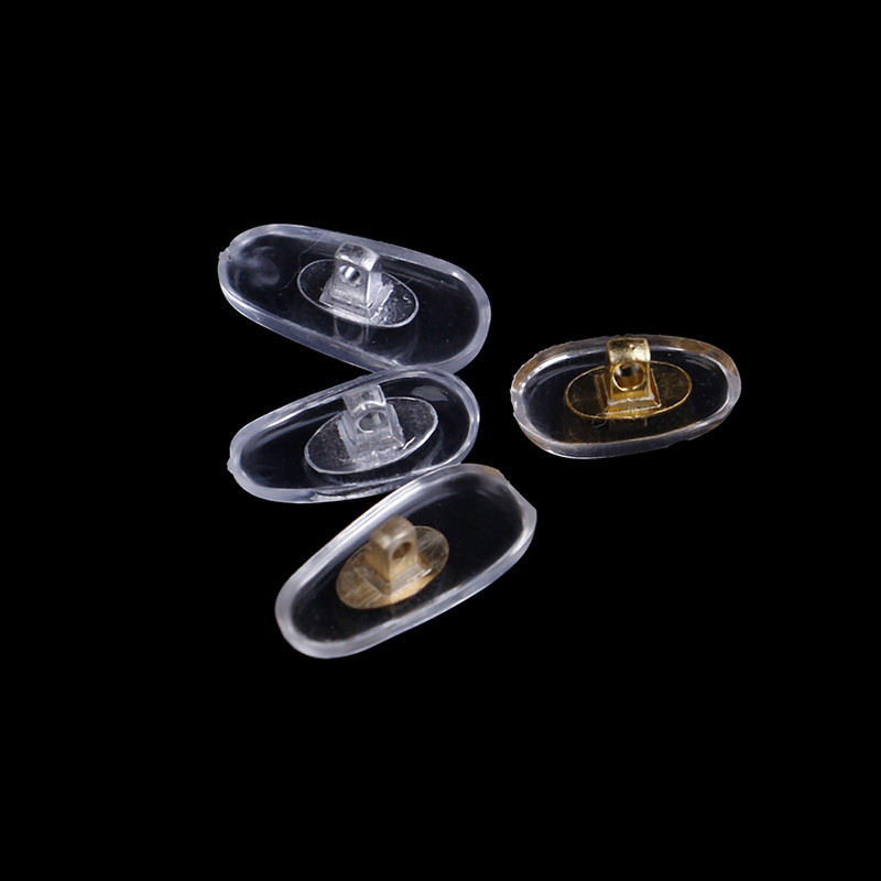 20 tk = 10 paari silikoonkruviga ninapadjakeste trakside tugi prillidele Päikeseprillide tugi Ninapadjad Prillide tarvikud S/L suurus