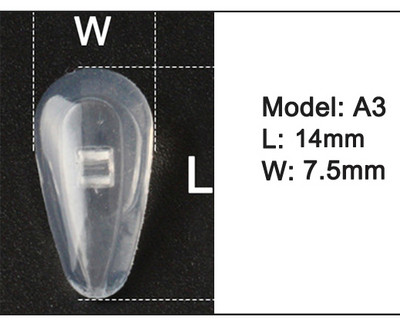 20 komada naočala Silikonski zračni jastučići Jastučići za nos Tvrda jezgra Svjetlost Mekane naočale Dodatni pribor Uvrtanje protiv klizanja Besplatna dostava