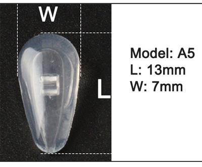 20 komada naočala Silikonski zračni jastučići Jastučići za nos Tvrda jezgra Svjetlost Mekane naočale Dodatni pribor Uvrtanje protiv klizanja Besplatna dostava