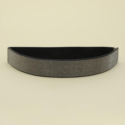 Noua centură de lux cu diamante pătrate stretch pentru femei, la modă, strălucitoare, colorate, pentru rochie de blugi pentru femei, centură 2022