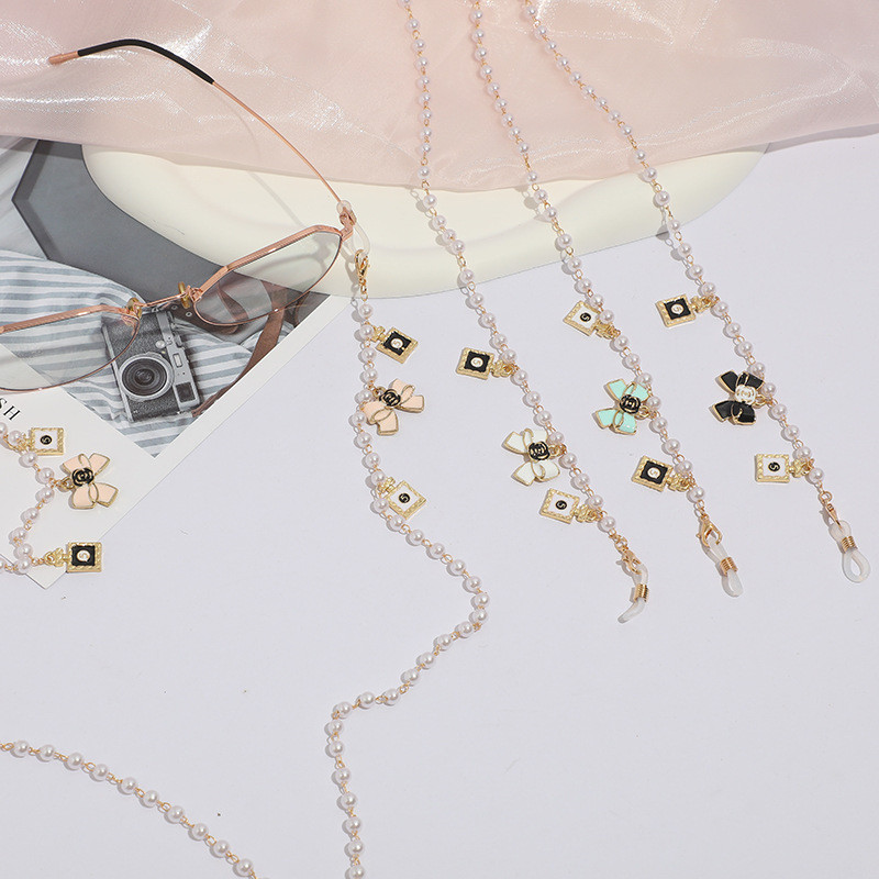 Lanț de ochelari de epocă pentru femei, mască anti-pierdere, șnur pentru ochelari de soare, curea, șnur pentru gât, lanț pentru ochelari, bijuterii, cadou pentru studenți