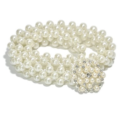 Naiste pärlikett vöökoht elastne plokk Rhinestone Decor vöö tüdrukutele mitmes stiilis sobiv kleit vöökoht naistele 67 cm