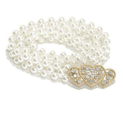 Naiste pärlikett vöökoht elastne plokk Rhinestone Decor vöö tüdrukutele mitmes stiilis sobiv kleit vöökoht naistele 67 cm