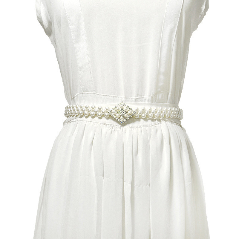 Naiste pärlikett vöökoht elastne plokk Rhinestone Decor vöö tüdrukutele mitmes stiilis sobiv kleit vöökoht naistele 67 cm