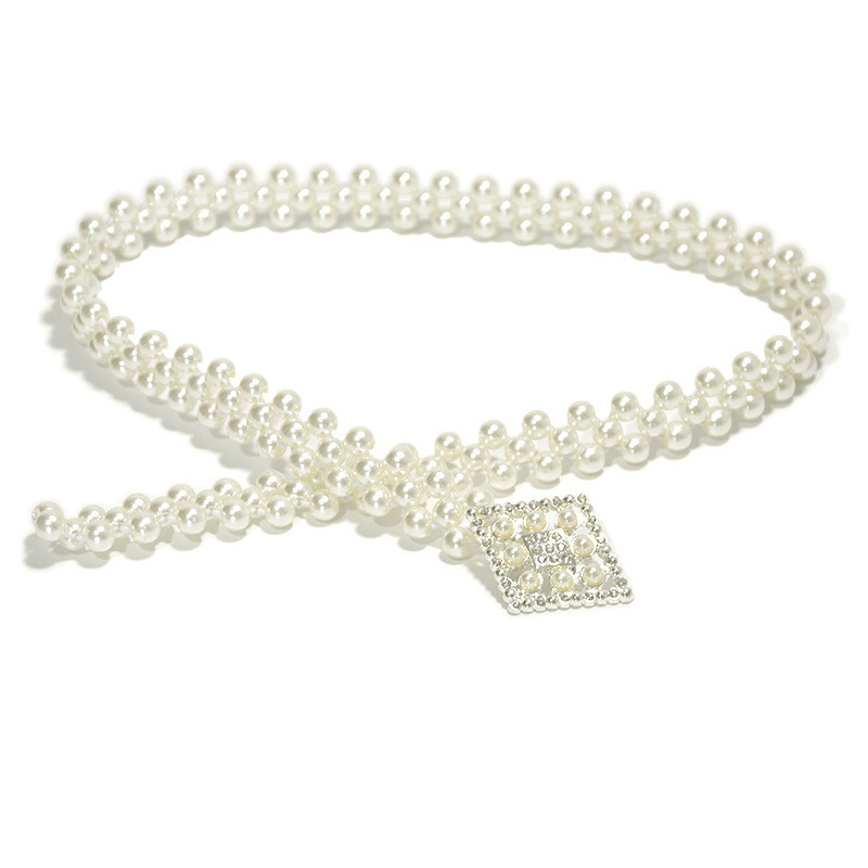 Naiste pärlikett vöökoht elastne plokk Rhinestone Decor vöö tüdrukutele mitmes stiilis sobiv kleit vöökoht naistele 67 cm