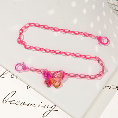 Παιδικό Παιδικό ακρυλικό κορδόνι Πολύχρωμο κολιέ κατά της απώλειας Γυαλιά Αλυσίδες Θήκη μάσκας Αλυσίδα μάσκας για λαιμό