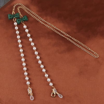 Prillikett Uus mood Mask Rippuv nöör Täht Pärl Süda Vibu Prillide ketid Metallist Päikeseprillid Paelad Naiste Maski kett