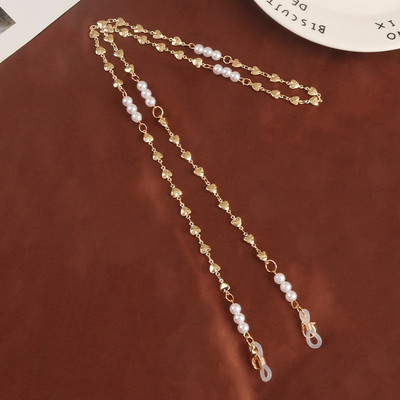 Prillikett Uus mood Mask Rippuv nöör Täht Pärl Süda Vibu Prillide ketid Metallist Päikeseprillid Paelad Naiste Maski kett