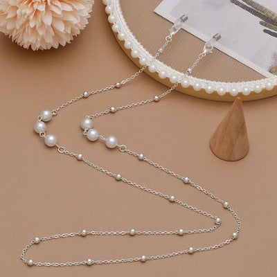 Prillikett Uus mood Mask Rippuv nöör Täht Pärl Süda Vibu Prillide ketid Metallist Päikeseprillid Paelad Naiste Maski kett