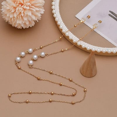 Prillikett Uus mood Mask Rippuv nöör Täht Pärl Süda Vibu Prillide ketid Metallist Päikeseprillid Paelad Naiste Maski kett