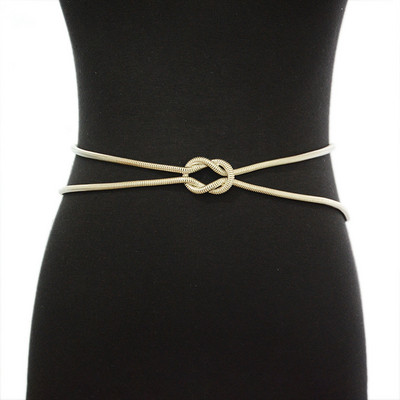 Lanț de curea metalică Moda femei auriu/argint Os de șarpe Primăvară Lanț cu talie subțire Rochie de nuntă pentru femei Bg-1678