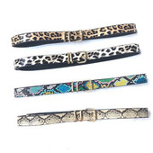 Kígyóbőr Nyomtatott Övek Női Arany Négyzet Pin csat derékpánt PU Bőr Öv Nadrág Ruha Derék övek Nőknek