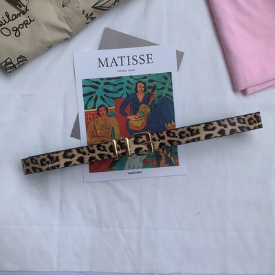 Kígyóbőr Nyomtatott Övek Női Arany Négyzet Pin csat derékpánt PU Bőr Öv Nadrág Ruha Derék övek Nőknek